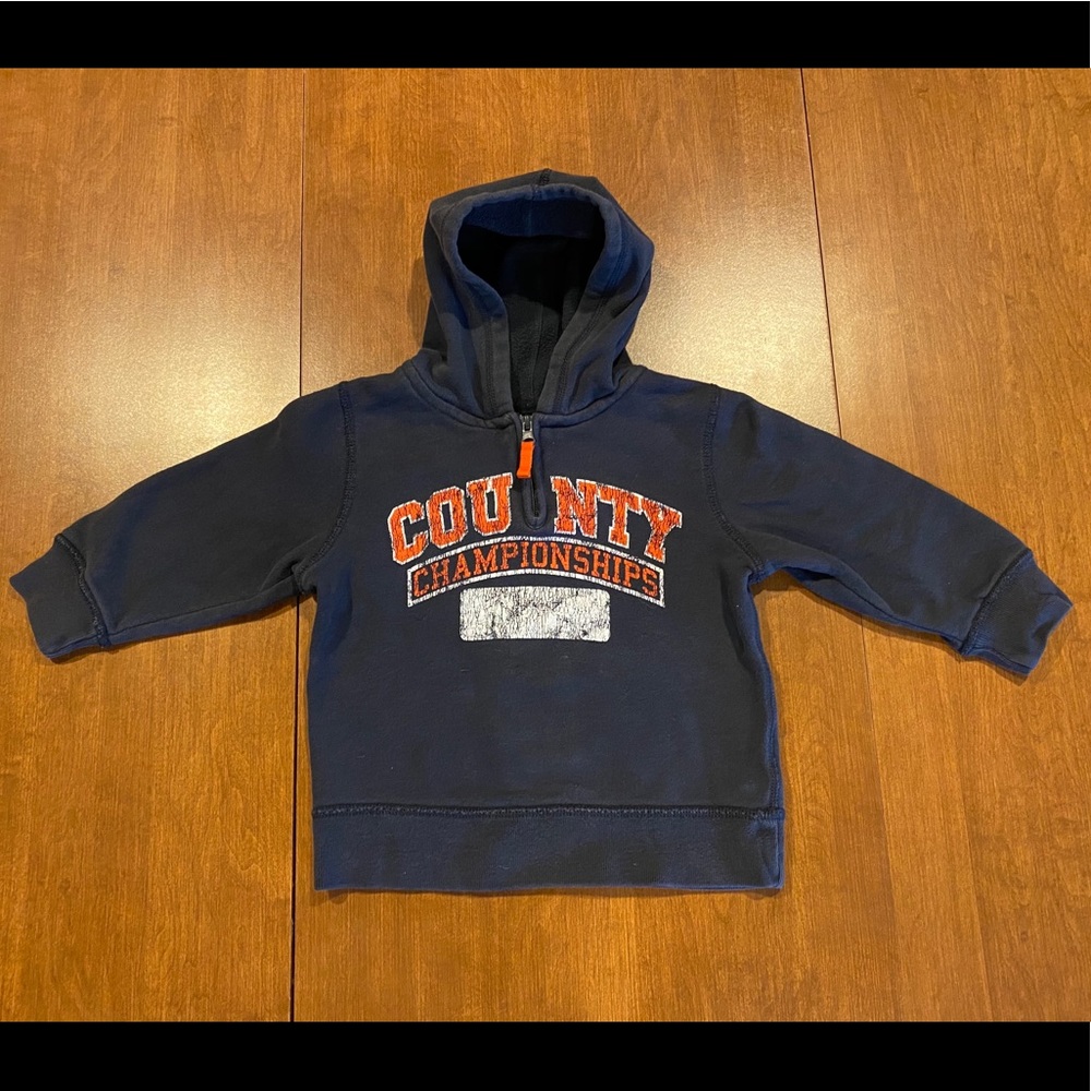 Partial Zip Children’s Hoodie